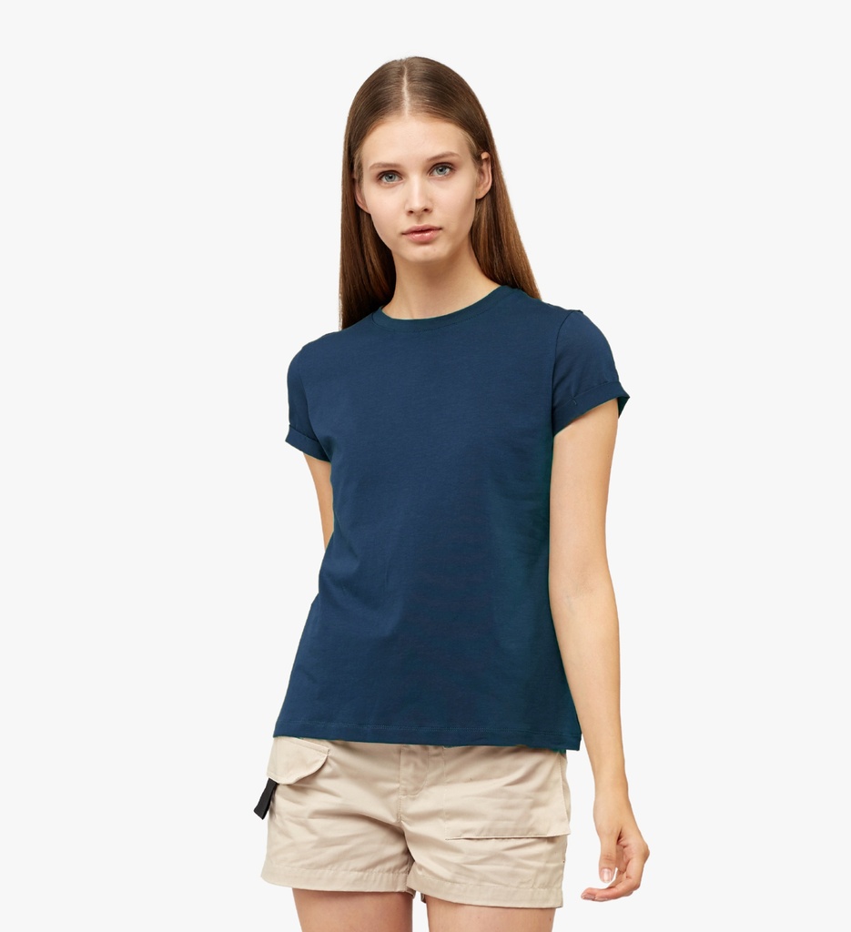 Solid Round Neck T-shirt