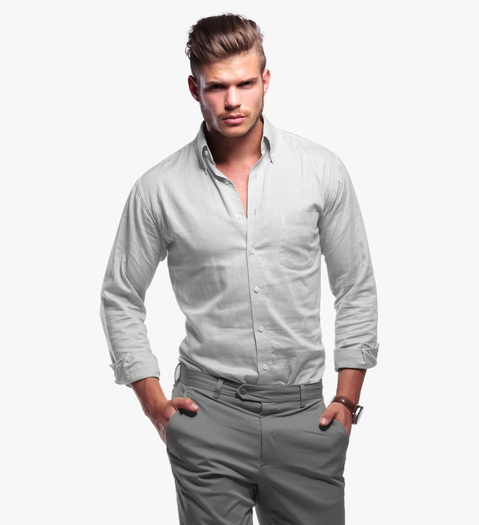 White Standard Fit Shirt